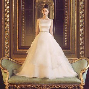 PALOMA BLANCA 4715 NWT White Wedding Dress